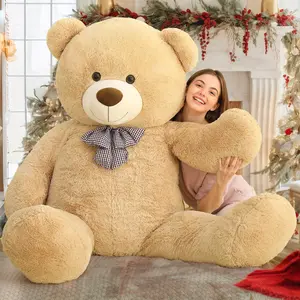 Tezituor 3ft 4ft 5ft 6ft Giant Teddy Bear Jumbo Stuffed Animal Plush - Extra Large Soft Hugging Toy for Kids Adults, Big Cuddly Birthday Christmas Gift for Girls Boys (Multiple Sizes)#BlackFriday #Christmas