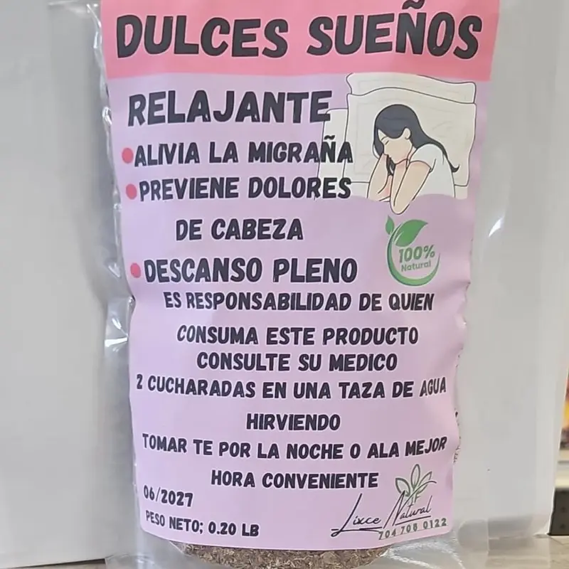 Dulces sueños…producto natural. Dried Herbal Blend Mullein Tea Bags