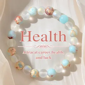 8mm natural shoushan stone bracelet, feng shui health bracelet, protect your health