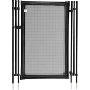 VINGLI Pool Fence Gate 4Ft x 2.5Ft Swimming Pool Fence in Ground Pool Safety Fencing, Black