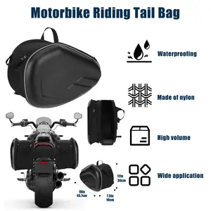 Motorcycle Backpacks, Side Travel Motorcycle Suitcases 36 L-58L Pair Expandable Capacity Side Bags NEW