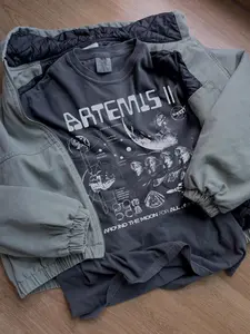 Artemis II NASA Mission Comfort Colors T-Shirt, NASA Moon Mission Map Shirt, Space Exploration Graphic Tee, First Crewed Test Flight Lunar Orbit Apparel