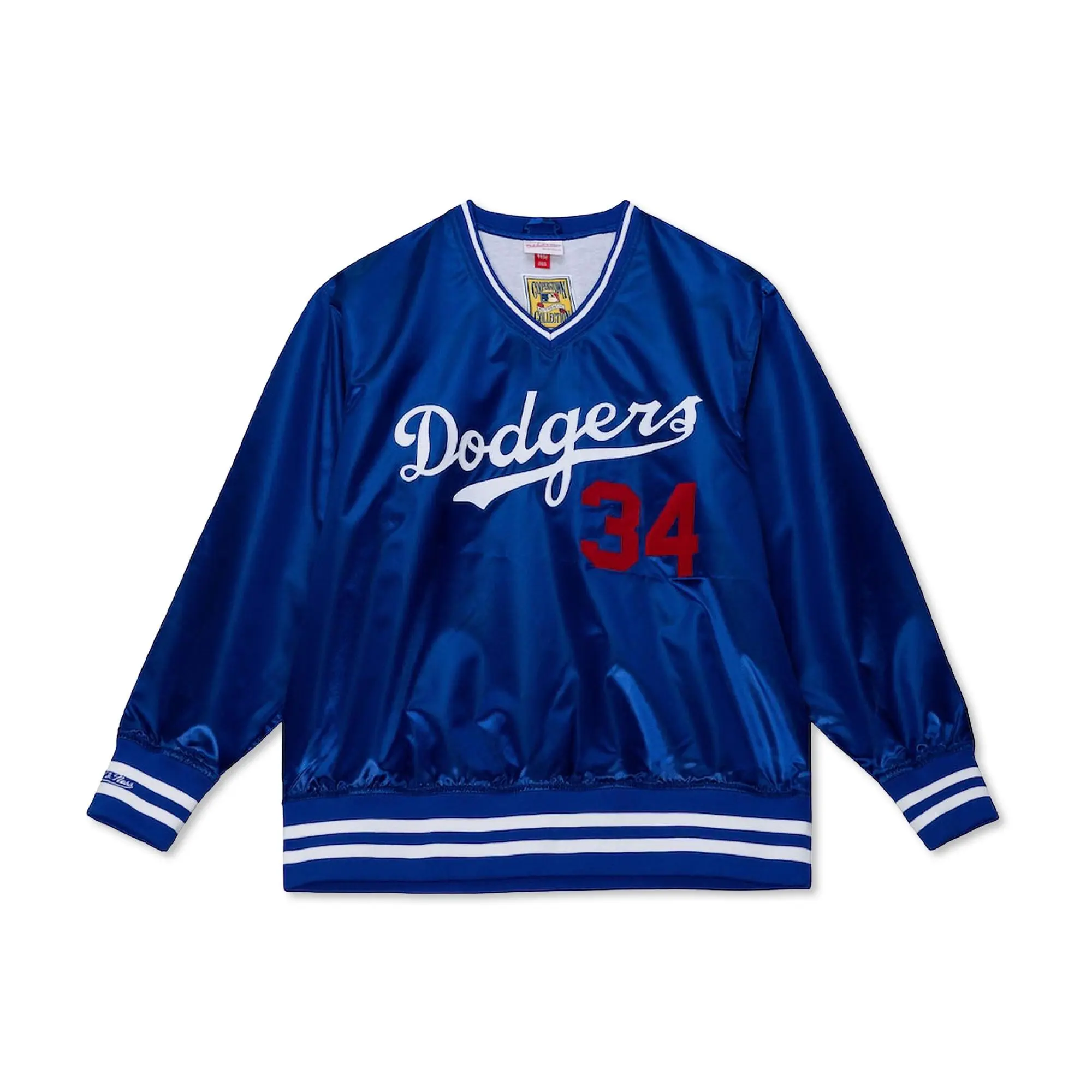 Mitchell & Ness MLB Authentic Pullover Jacket Los Angeles Dodgers 1986 Valenzuela