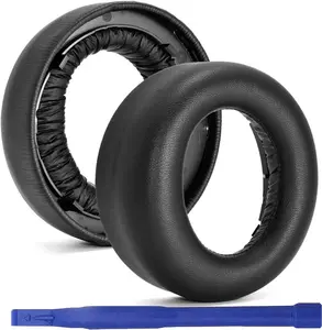 PS5 Replacement Ear Pads Cushions for   5 Pulse 3D PS5  Headset, Ear Pads for  PS5 Pulse 3D with Noise Isolation Memory  & Soft Protein Leather(Black)