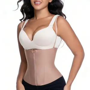 Waist Cincher Slimming Waist Corset Top 4 Steel Boned | Adjustable Strap Waist Shapewear faja trainer full body summer outfits