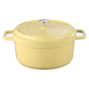 Large Capacity Ceramic Soup Pot Set, Non-Stick Multifunctional Aluminum Kitchenware, Universal Sand Pot and Dutch Oven for Stewing Meat and Cooking Soups, Ceramic Nonstick Cookware
