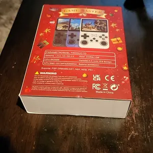 Product Review of R36S Retro Video Handheld Game Console Linux System 3.5 in IPS Screen Built in 3000mAH Battery 32G+64G TF Card Preinstalled Gamess  for Christmas, Thanksgiving, Holiday Gift from H**q
