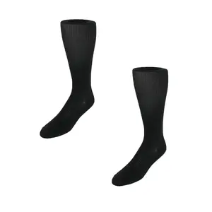 Jefferies Socks Firm Support Over the Calf Compression Dress Socks (Pack of 2), Compression & Support Socks