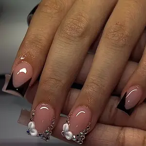 Black Diamond Press On Nails