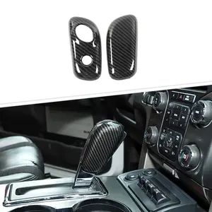 For 2009-2014 Ford F150 Raptor Interior Gear Shift Knob Shifter Handle Lever Head Trim Cover