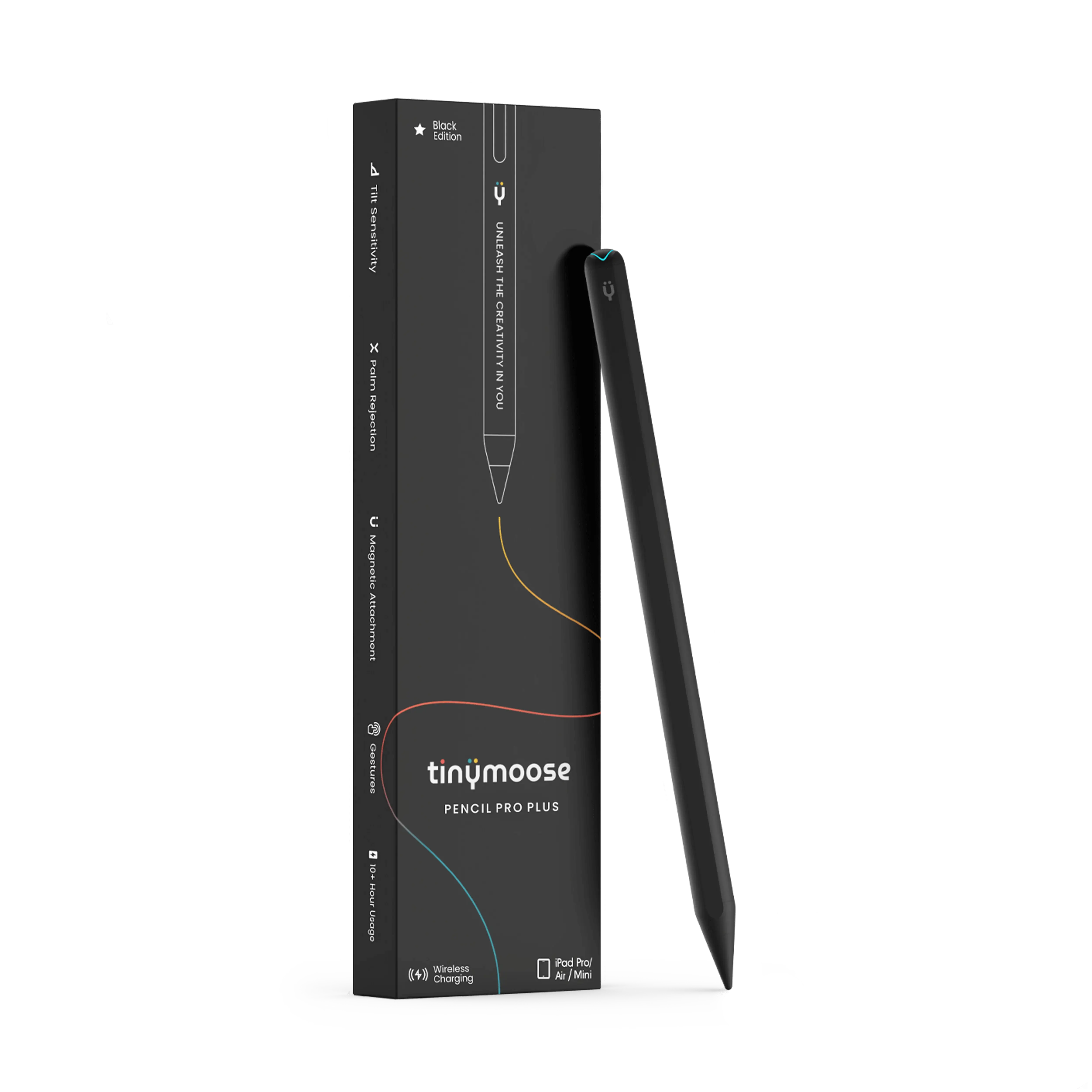 Pencil Pro Plus - iPad Pen with Wireless Charging – Midnight Black