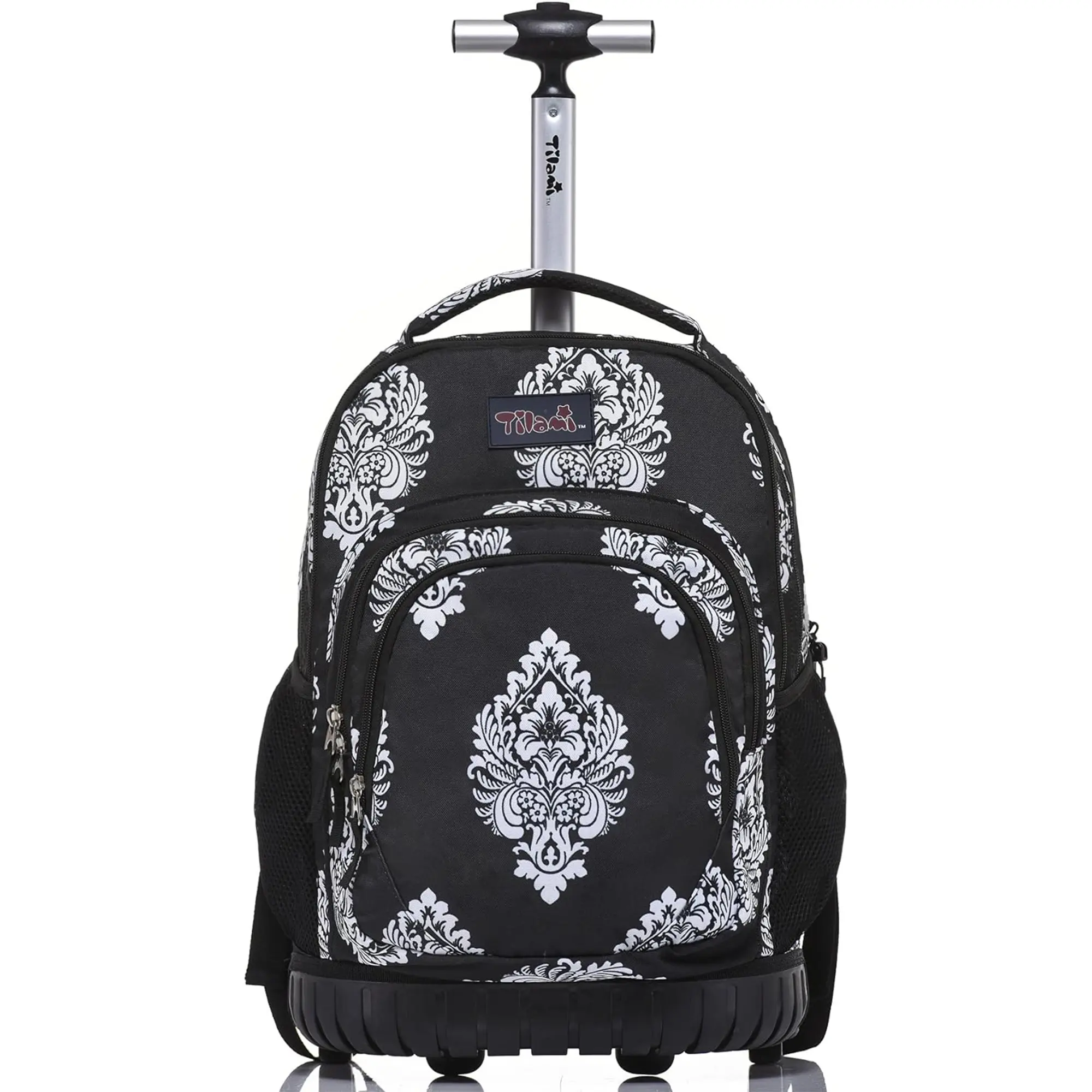 Tilami Rolling Backpack 18 inch Boys and Girls Laptop Backpack, Totem