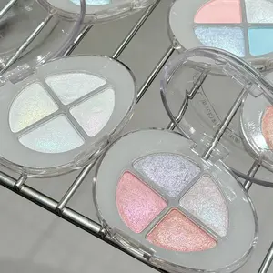 Flowing Phantom Four-Color Eyeshadow Palette Tyl014, 5 Color Options, Vibrant Eye Makeup Set, Perfect for Daily & Party Looks