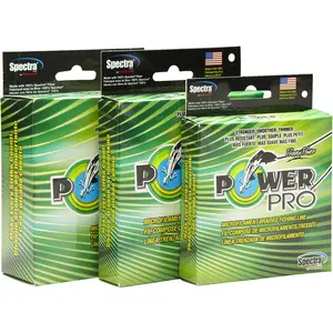 Power Pro Spectra Vermilion Red Braided Line