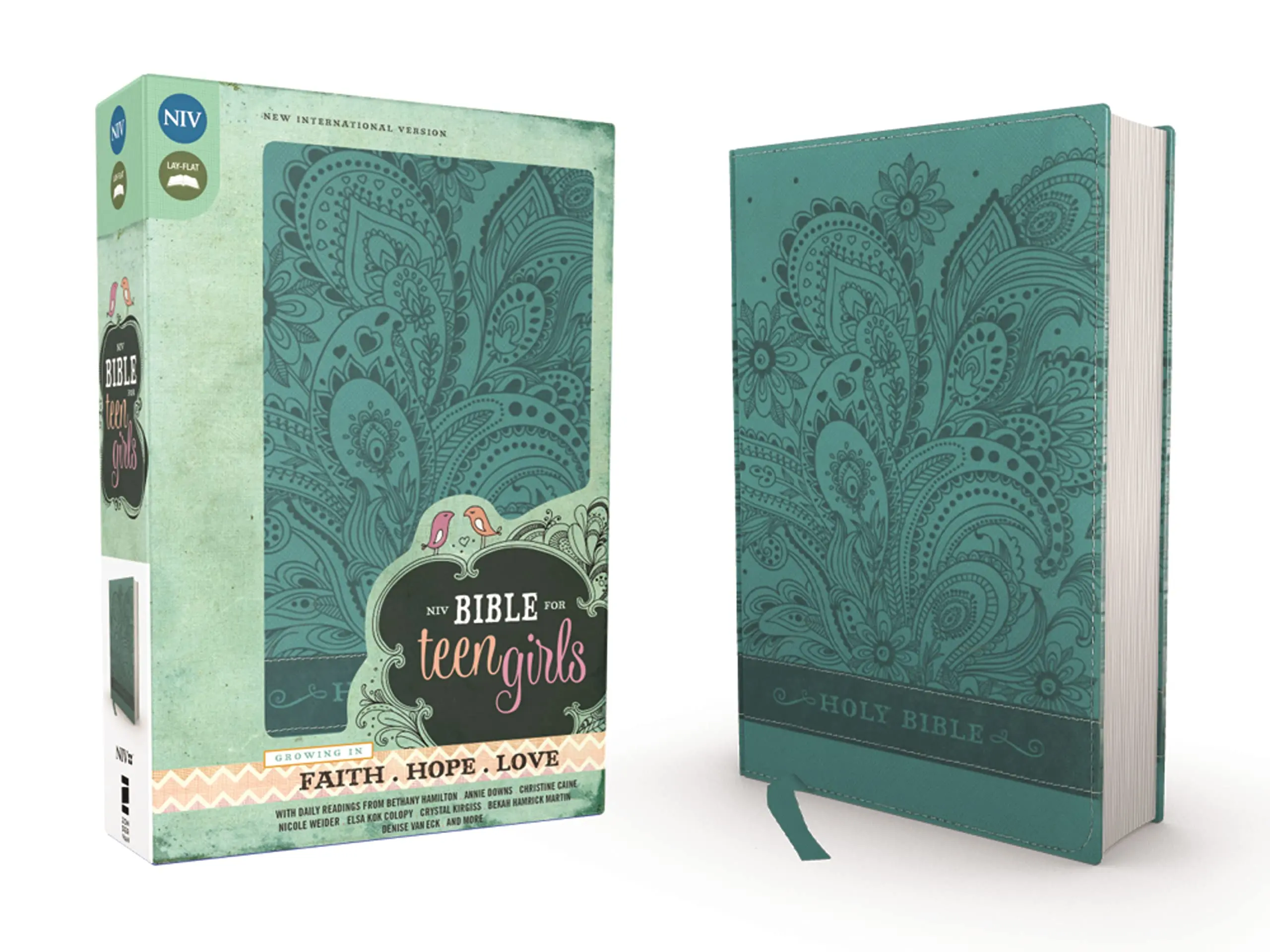Bible for Teen Girls-NIV: Growing in Faith, Hope, and Love -- Zondervan - Bible