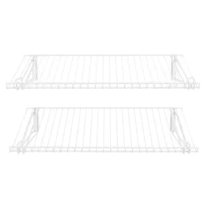 Rubbermaid FG3H9100WHT Configurations Accessories 26-Inch Shelving Kit, White