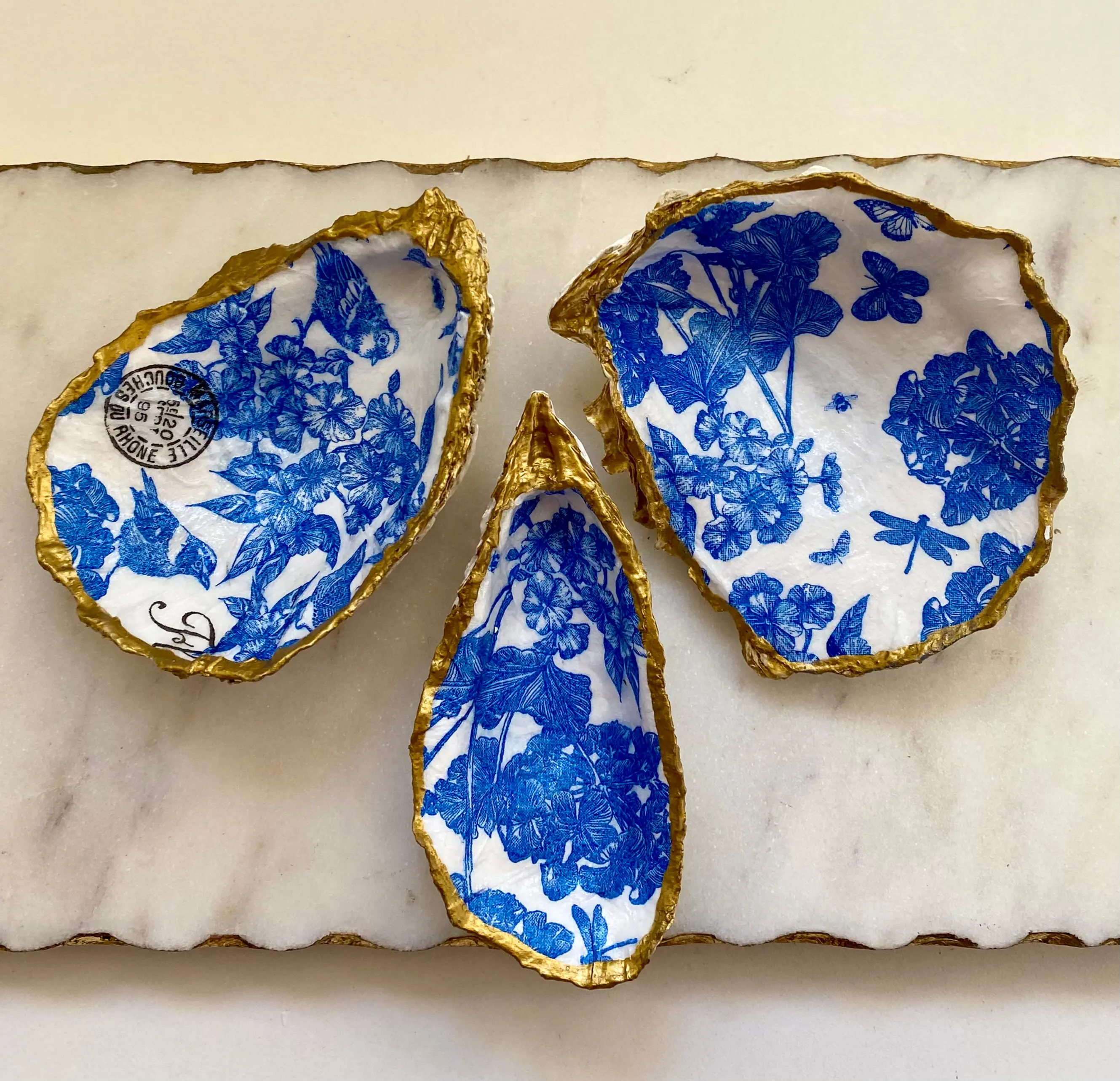 Bluebird Oyster Shell Ring Dish - TikTok Shop