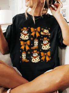 Trick Or Treat Happy Halloween Pumpkin Girls Toddler Kids T-Shirt