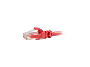 C2G 27186 Cat6 Cable - Snagless Unshielded Ethernet Network Patch Cable, Red (50 Feet, 15.24 Meters)
