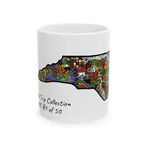 NC state collage coffee mug | The Toad Trip collection (11oz/15oz)