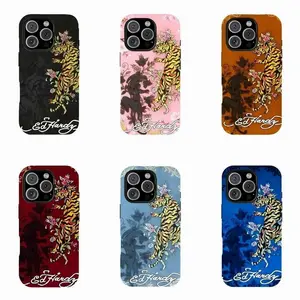 Vintage Tigers Phone Case, Ed Cute Tiger Collage, Japanese Traditional Art Print Hardy Case, Compatible with iPhone X, 11, 12, 13, 14, 15, 16, 17 & more