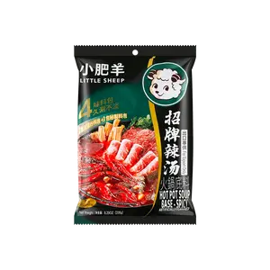 Little Sheep Hot Pot Soup Base - Spicy Flavor, 235g (Authentic Mongolian Recipe)