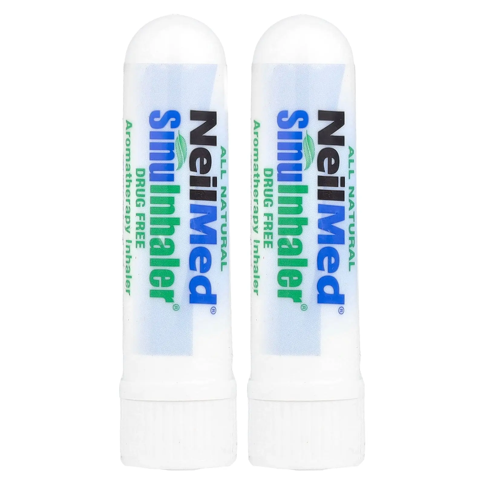 NeilMed SinuInhaler®, Aromatherapy Inhaler, 2 Inhalers, 0.1 fl oz (2.6 g) | HSA/FSA Eligible