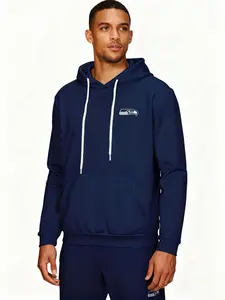 Seattle Seahawks Sporty Casual Print Sweatshirt, Premium Fabric, Best Gift, Geometric Pattern, Long Sleeve, Fitted, All Seasons