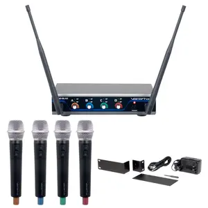 Vocopro HYBRIDQUADH1 4-Channel Digital Hybrid Wireless Handheld Microphone