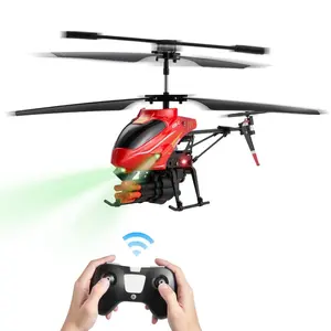 VEVOR RC Helicopter, 2.4GHz Flying Remote Control Helicopter with Shooting Mode, 3.5 Channel RC Airplane for Kid, Altitude Hold, One-Key Takeoff/Landing LED Lights, Toys for Kids Ages 14 and up