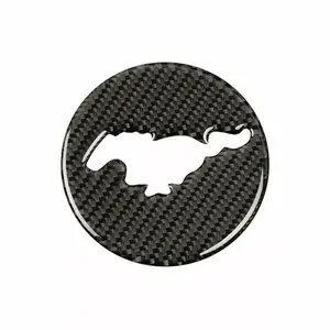 2015-2020 Ford Mustang Carbon Fiber Steering Wheel Panel Trim