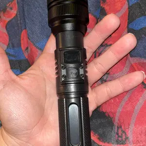 Tactical LED Flashlight - Ultra Bright Beam Rechargeable, 5 Modes, Zoomable Portable Working Lights for Camping, Hiking/Emergency Outdoor Use, Ideal Men's Gift, Led Light Tool, Mens Gifts