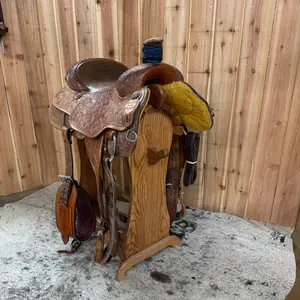 Used R Bar B Roper Saddle, 15.5" Seat