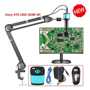 1-150X Zoom Lens Soldering Microscopio HD 4K 48MP 1080P Industrial Camera Type C HDMI Video Digital Microscope for Electronics