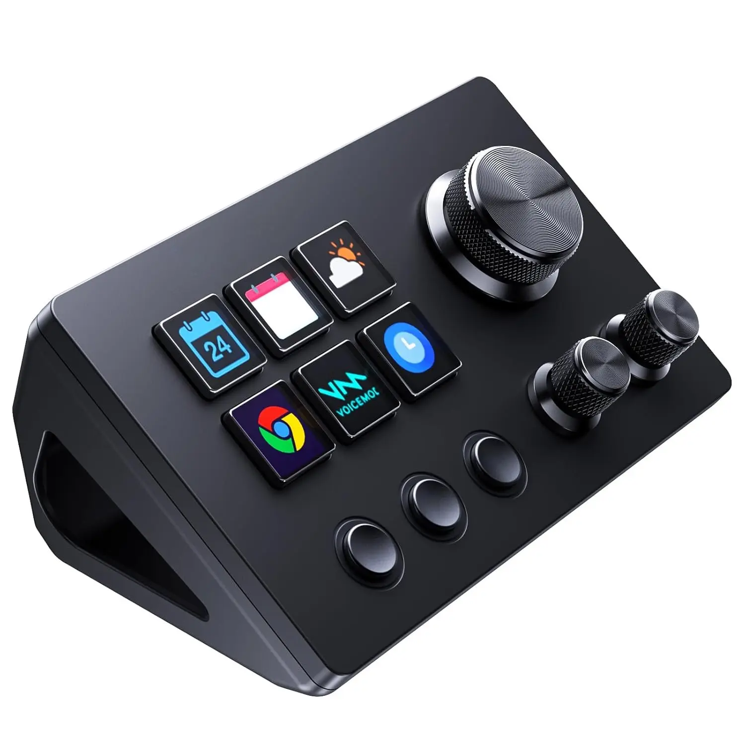 Stream Controller SE Stream Control Deck with 6 Customizable LCD Macro  to Trigger Actions in OBS Twitch YouTube for Content Creators Streaming Gaming Compatible with PC &