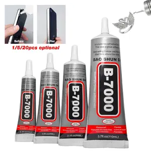 B-7000 needle tip super-fast drying adhesive, High strength glue, suitable for jewelry inlaying, DIY crafts, accessory bonding, and phone screen adhesives, waterproof, does not turn white or yellow, highly resilient