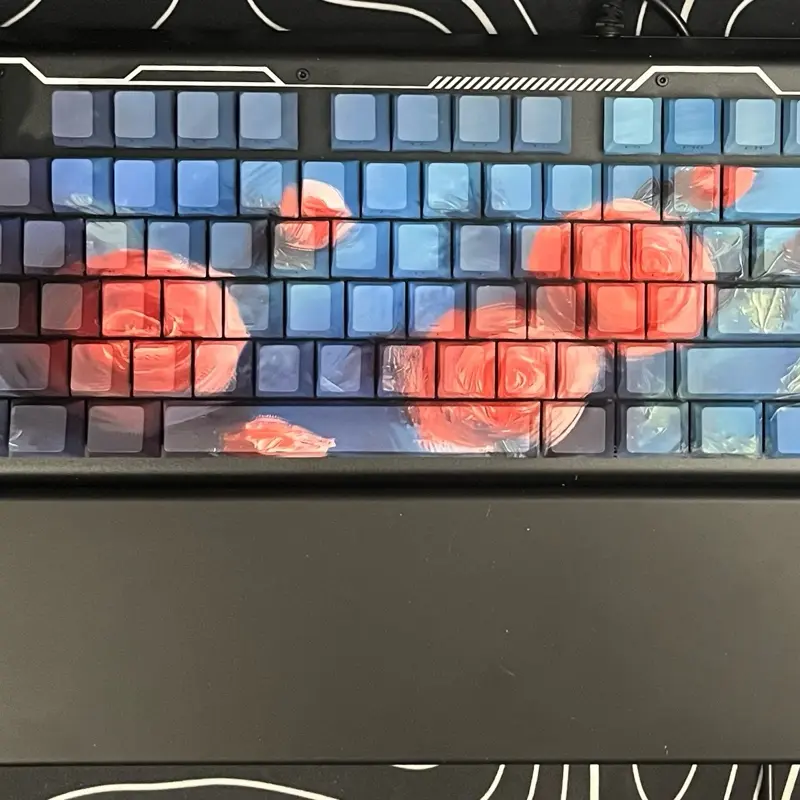 Rose Blossom Custom Mechanical Keyboard