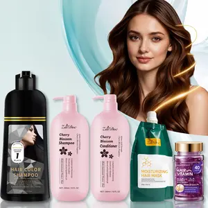 3-in-1 Hair Color Shampoo: Infused with plant extracts and hair care oil, with a fruity fragrance. Provides quick hair coloring, gentle cleansing, and long-lasting color retention.