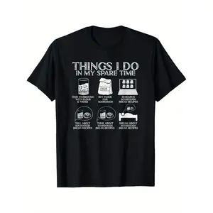 Things I Do In My Spare Time Sourdough Baker Bread Lover T-Shirt