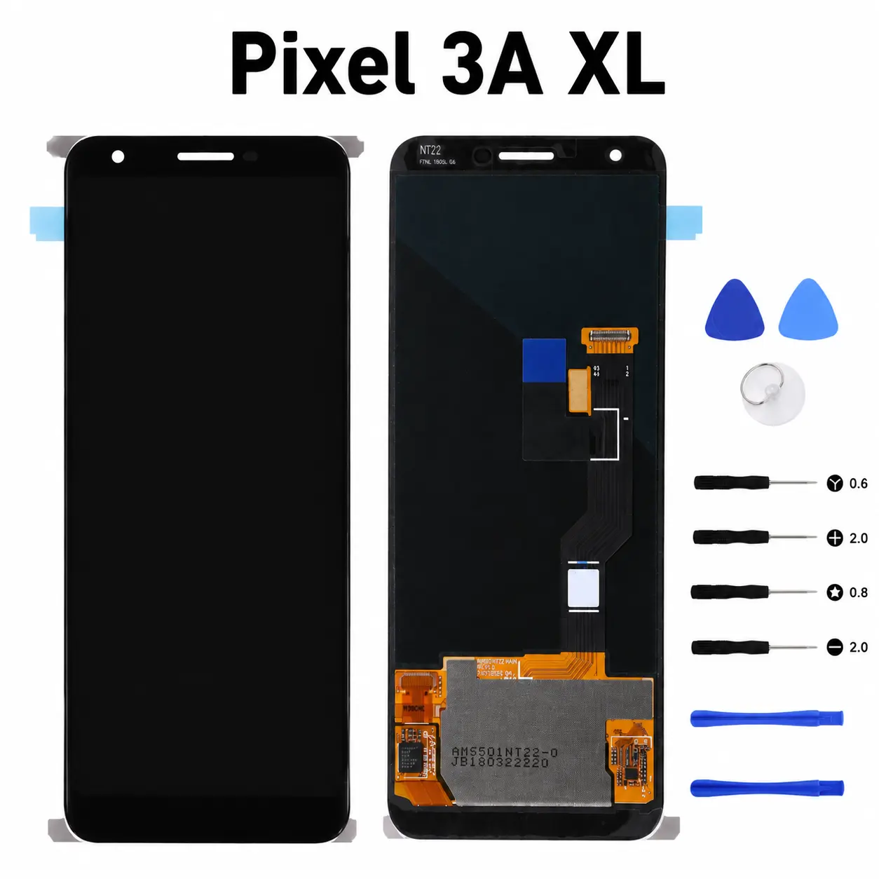 New For Google Pixel 3A XL/4A 4G/4A 5G LCD Touch Screen Digitizer Assembly Replacement