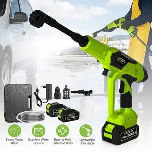 Portable Cordless Pressure Washer, 21V High Power Cleaner with 200W Motor, 13000mAh Battery, Foam Cannon & Multi-Spray Nozzle,for Valentine’s Day Gift SummerVibes, Tool Box, Pressure Washer Accessories,summervibes