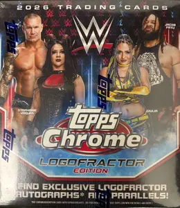 2026 Topps Chrome WWE Logofractor Edition Box