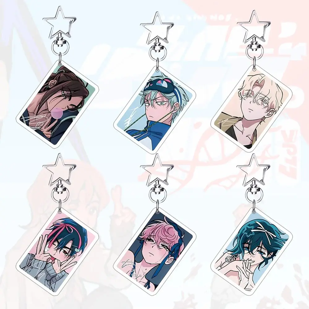 Anime ALIEN STAGE Keychains - MIZI SUA TILL IVAN HYUNA LUKA, Cute Keyring Accessory, Fun Charm For Backpack Or Purse | High Quality and Customer Favorite Items