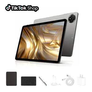 【SummerVibes】2026 MaxPad Android 16 tablet 10.1'', 16GB RAM,128GB ROM,Touchscreen, With Dual Camera,Bluetooth Keyboard,Case,headphones,Stylus, WiFi6, metal Body Type-C Charging Large Storage,Affordable Tablet, portable,Gift For Mother's Day