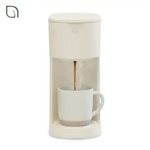Willow Kitchen Single-Serve Coffee Maker Machine for Pods & Grounds with K Cup, Self Cleaning & Small Portable Coffee Maker White