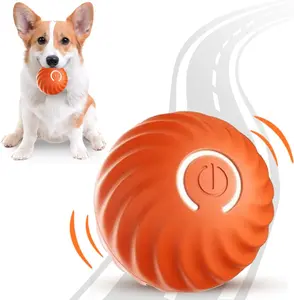 Interactive Dog Toys - Automatic rolling ball，Rolling ball toys suitable for small, medium and large-sized dogs, which can keep dogs occupied，Intelligent jumping - Balls that can move, bounce and rotate automatically. Vibration function -GTTQ