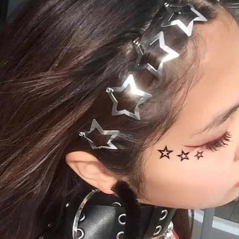 Women's Y2k Star Design Hair Clips, 10pcs/set Cute Novelty Hair Clips for Women & Girls, Minimalist Fashion Hair Accessories for Party, Daily Hairstyle Decor, Goddess Hair Clip, Fun Hair Clips