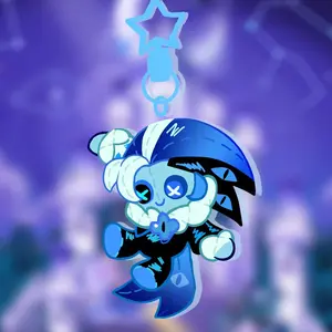 Cookie Run Kingdom Shadow Milk Cookie Keychain, CRK Keychain, Small, Meaningful, And Full Of Character, Unique Keychains That Add Charm To Every Bag And Key.