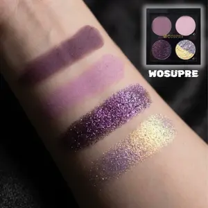 WOSUPRE Purple Dusk Chameleon Eyeshadow Palette, Shimmer Cloud Finish, Magnetic Case| For Teens, Young Adults, Makeup Newbies & Purple-Lover (Cosmetics)