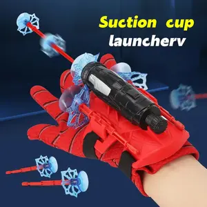 Spider web hero launcher wrist mounted launcher toy, web slingshot toy with spider glove launcher suitable for young men and women's Christmas gifts, Halloween gifts, Black Friday outdoor toy gifts